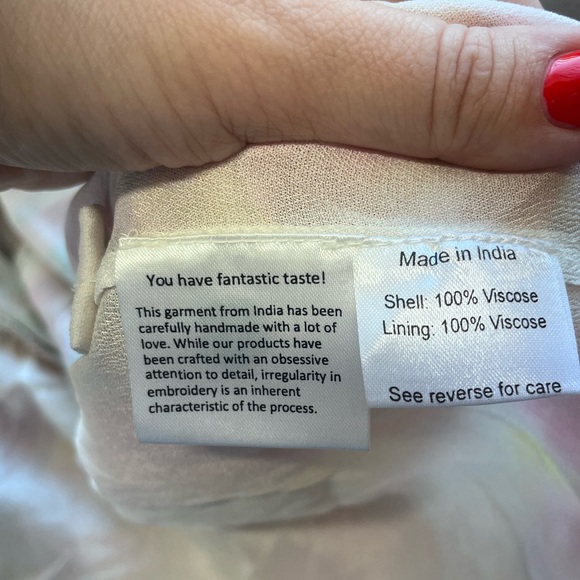 ROCOCO SAND‎ tiered floral mini skirt size small - Picture 4 of 7